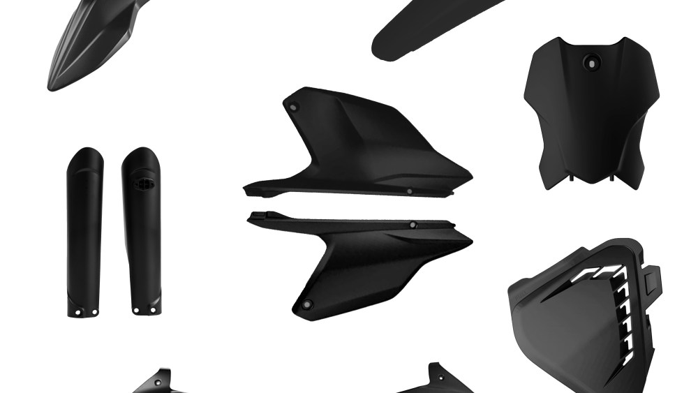 kit plastique complet acerbis triumph tf 250 450 x 2024 2025 2026 full kit noir 2