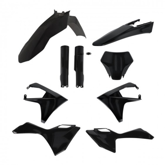 kit plastique gasgas 125 250 350 450 mc mcf 2024 2025 2026 2027 kit complet acerbis noir