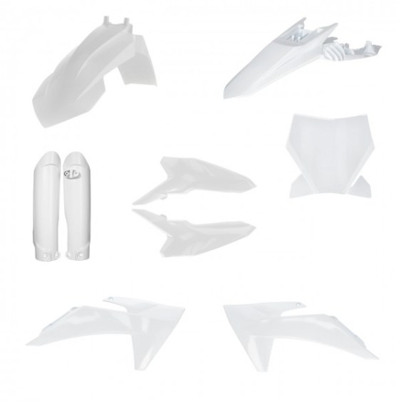 kit plastique ktm 65 sx 2024 2025 2026 2027 acerbis complet blanc