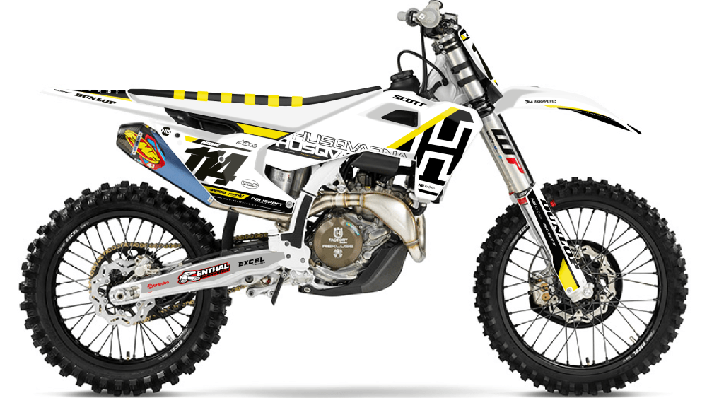 kit déco 125 150 250 300 350 450 TC fc 2025 2026 2027 husqvarna ng artica séries motocross graphics mx decals autocollant adhesifs visuel