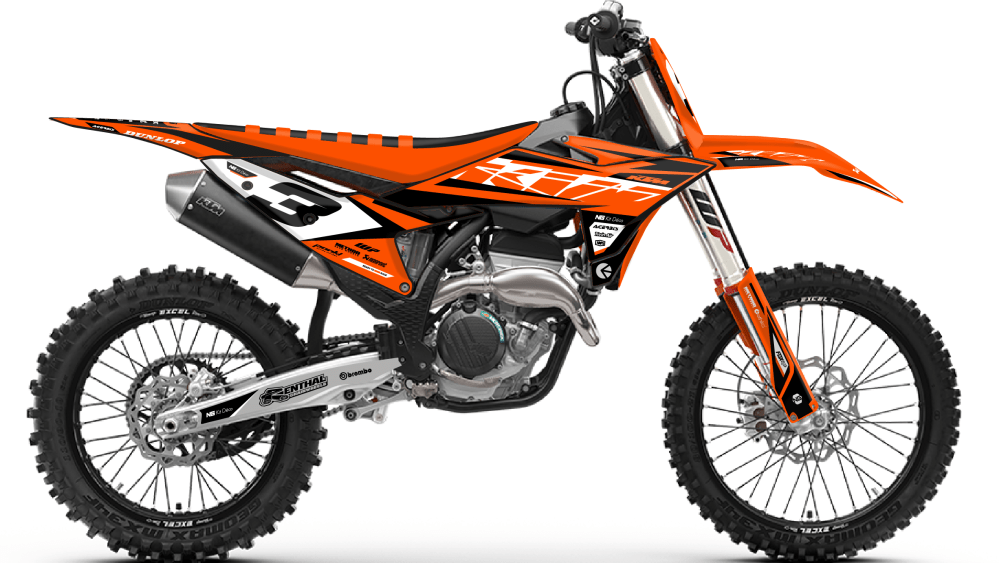 kit déco 125 150 250 300 350 450 sx sxf ktm 2025 2026 2027 motocross ng ride séries mx decals graphics stickers autocollant adhesifs visuel