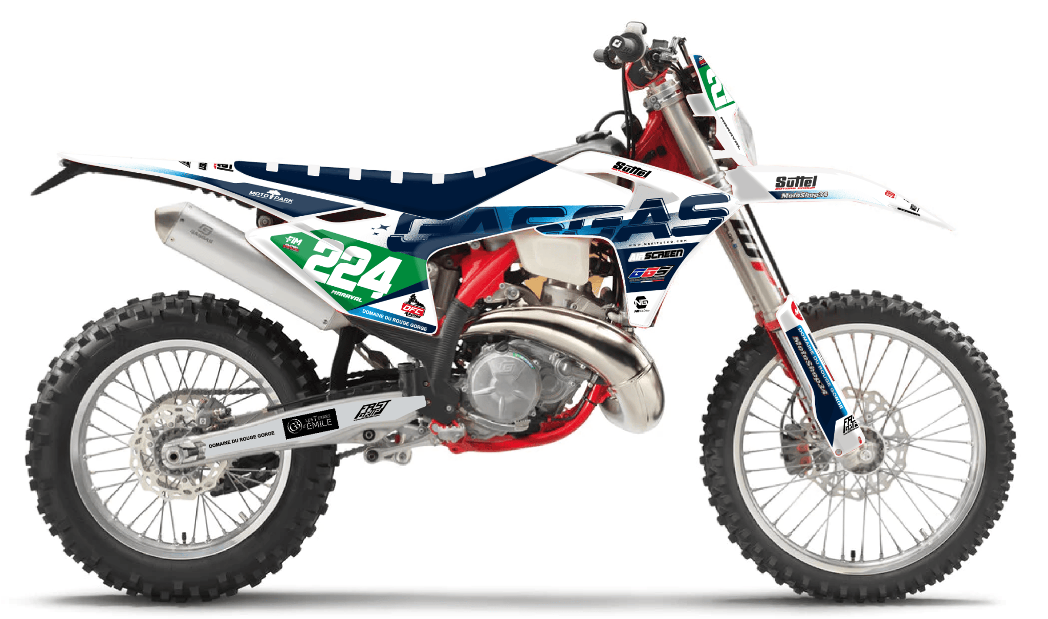 Kit déco GASGAS EC / ECF MARAVAL 2026 Réplica 125 200 250 300 350 450