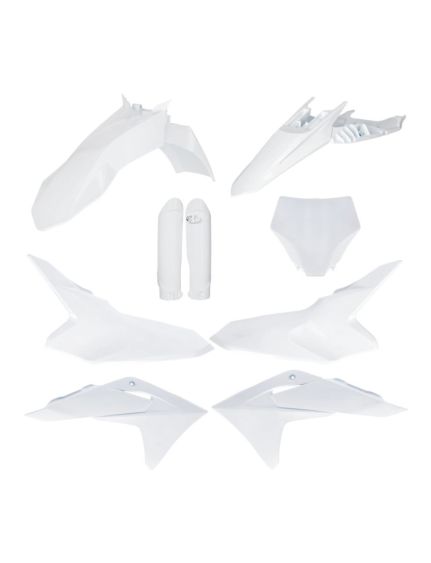 kit plastique gasgas 50 mc 2024 2025 2026 2027 kit complet acerbis blanc