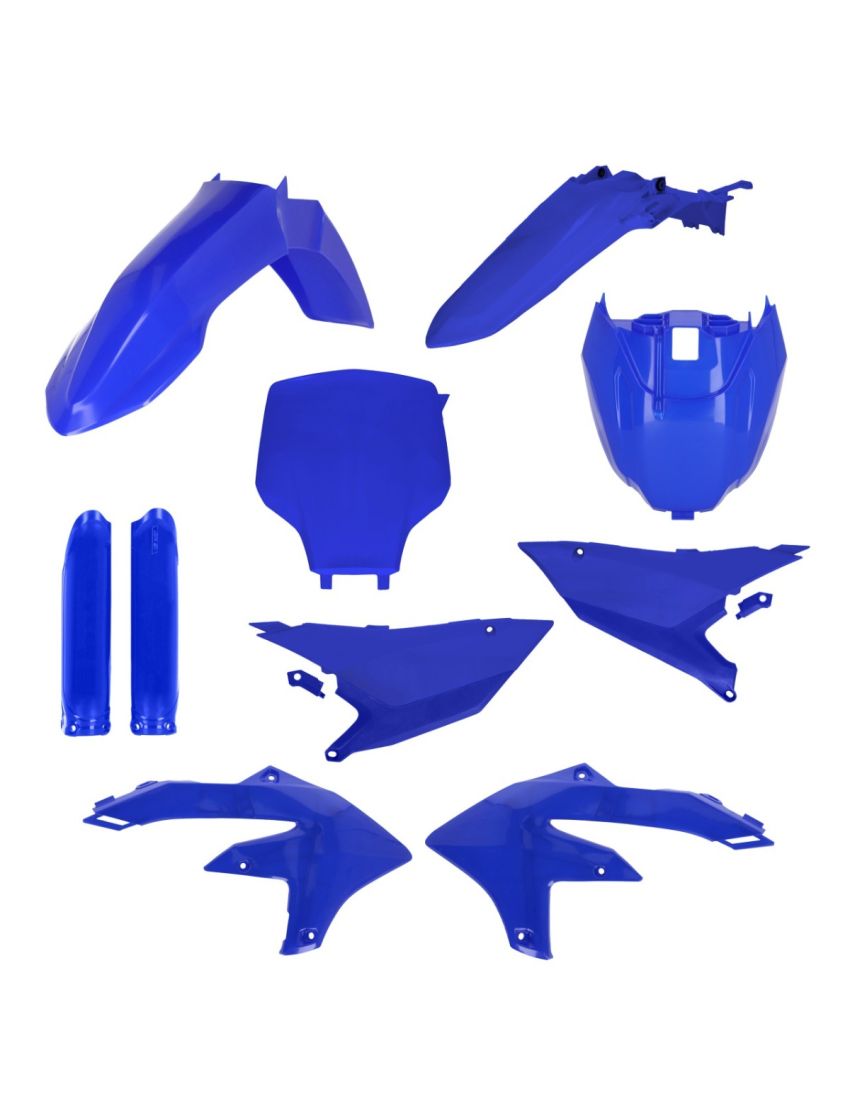 kit plastique acerbis complet 250 450 yzf 2026 2027 yamaha motocross bleu