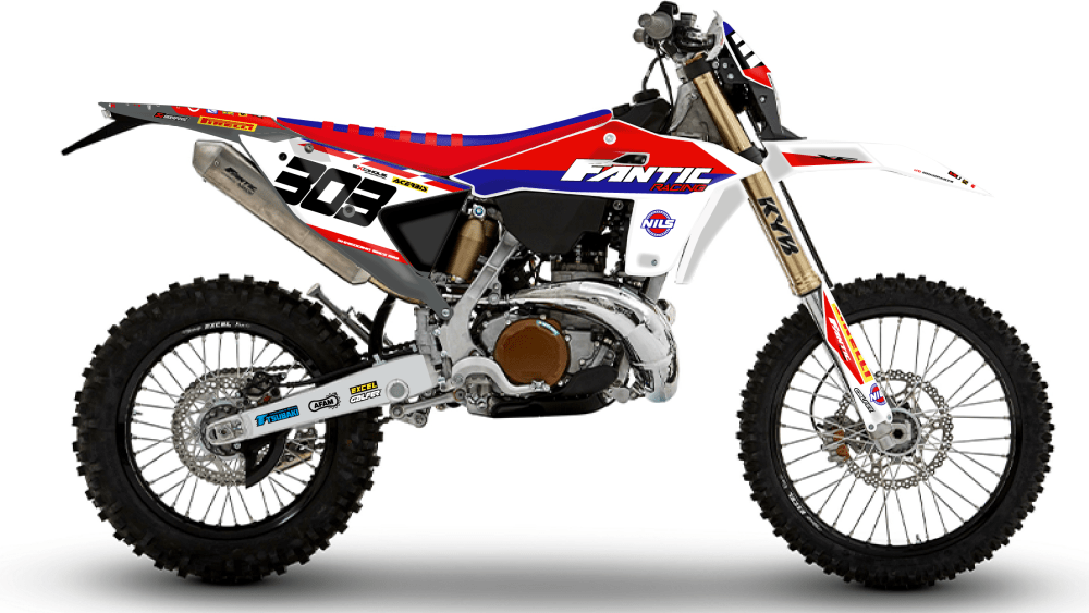 kit déco 125 250 300 xe 2024 2025 2026 2027 fantic enduro ng factory team racing 2026 decals stickers graphics autocollant adhesifs visuel