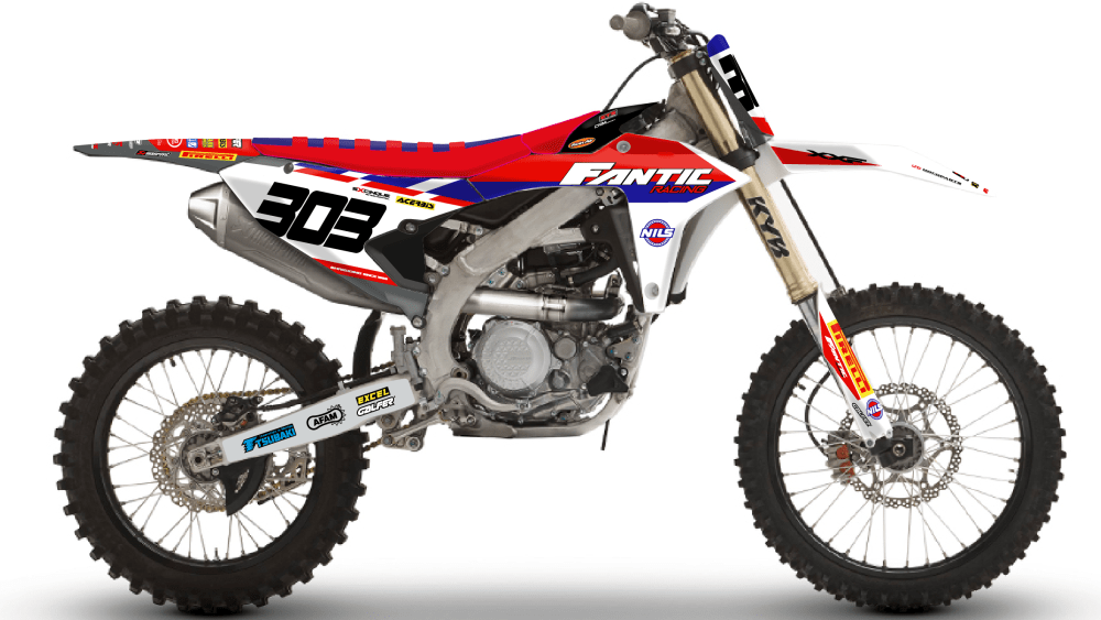 kit déco fantic 250 450 xxf 2025 2026 2027 motocross ng factory team réplica series mxgp motocross mx decals stickers graphics autocollant adhesifs visuel