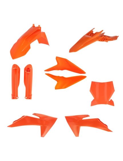 kit plastique complet acerbis ktm 50 sx 2024 2025 2026 2027 motocross orange