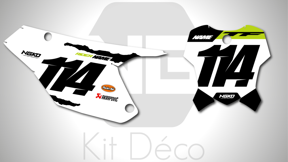 kit déco fond de plaque numéros triumph tf 250 450 x 2024 2025 2026 2027 motocross ng mx bridge series decals graphics stickers autocollant adhesifs