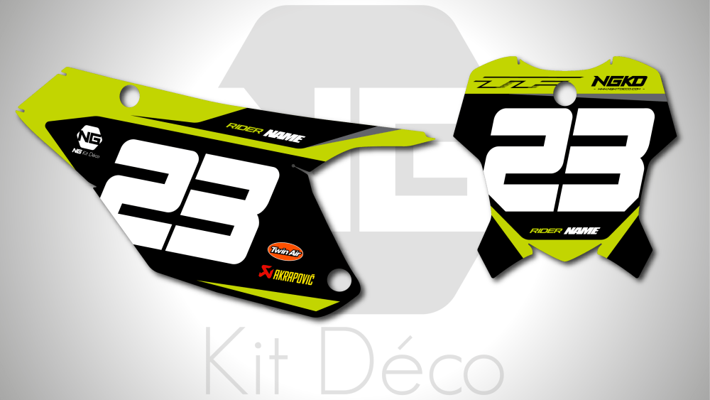 kit déco fond de plaques numéros triumph tf 250 450 x 2024 2025 2026 2027 motocross ng mx camden series decals graphics stickers autocollant adhesifs