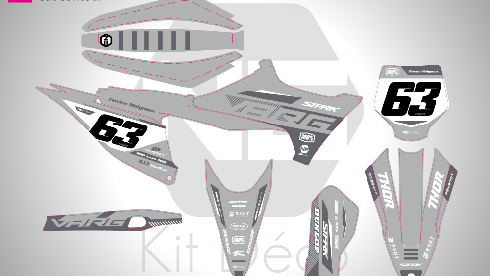 Commande kit déco et housse de selle Flavien Moignoux