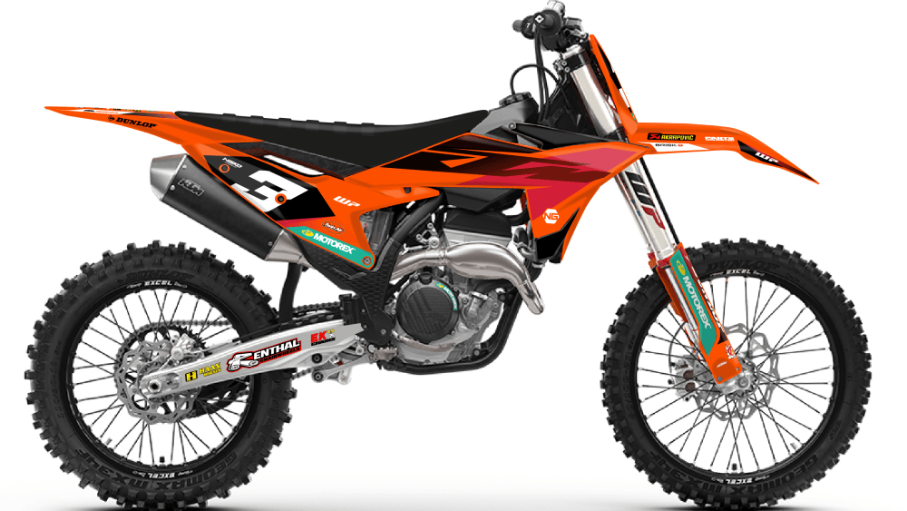 kit déco 50 65 85 125 150 250 300 350 450 sx sxf ktm 2025 2026 2027 motocross ng origine oem originality 2027 mx decals graphics stickers autocollant adhesifs visuel