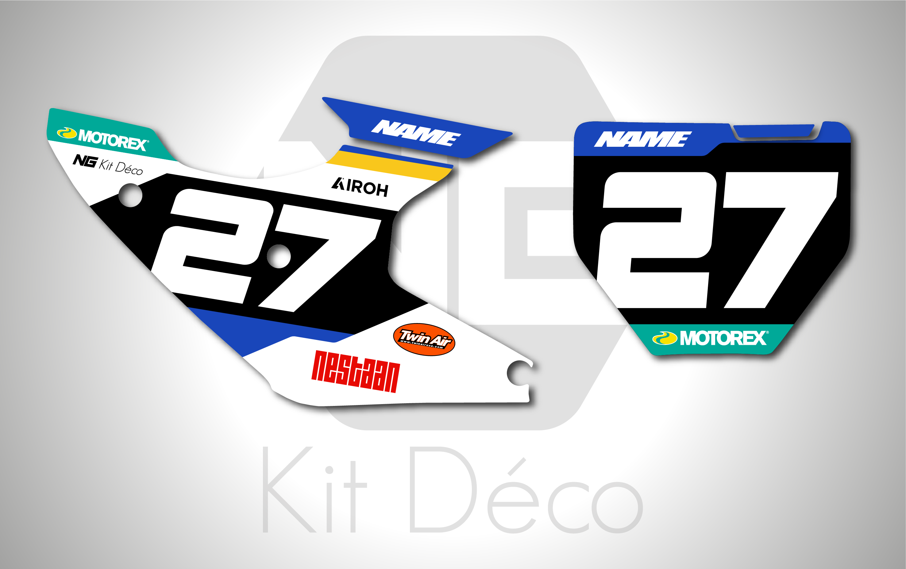 kit déco fond de plaques numéros 125 150 250 300 350 450 TC fc 2025 2026 2027 husqvarna ng oem origine originality 2027 motocross graphics mx decals autocollant adhesifs