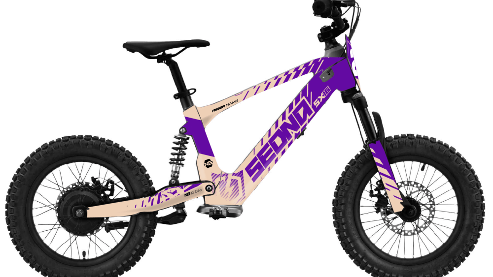 kit déco draisienne sedna sx 16 sx16 smx ng decals purple séries mx decals graphics autocollant adhésifs visuel