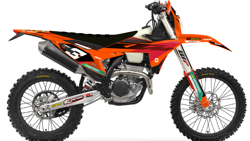 kit déco ktm 125 250 300 350 450 500 exc excf tpi xcw 2026 2027 2028 enduro ng origine orinality 2027 oem decals stickers graphics autocollant adhesifs visuel