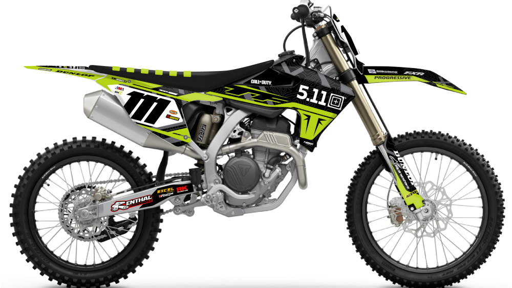 kit déco triumph tf 250 450 x 2024 2025 2026 2027 motocross ng mx factory team usa facto 2026 decals graphics stickers autocollant adhesifs visuel