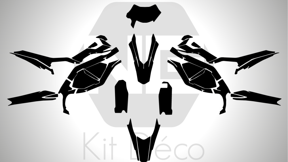 gabarit template surron ultra bee vectoriel pdf ng kit déco