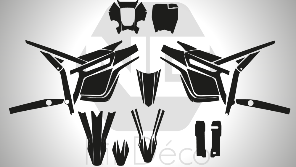 gabarit template talaria komodo offroad vectoriel pdf ng kit déco