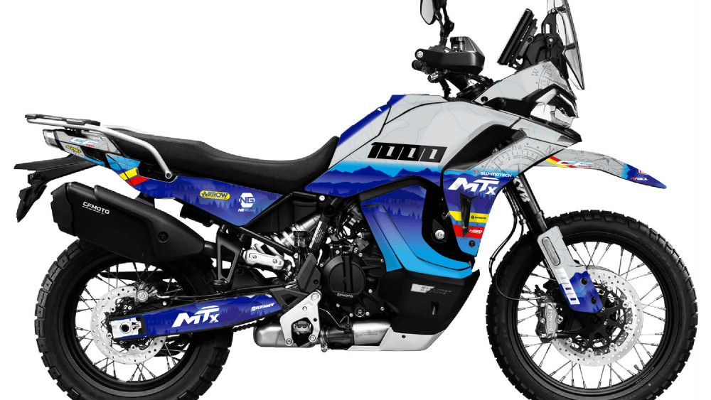 kit déco cf moto cfmoto 1000 mtx 1000mtx 2026 2027 trail ng lil séries decals stickers adventure graphics autocollant adhesifs visuel