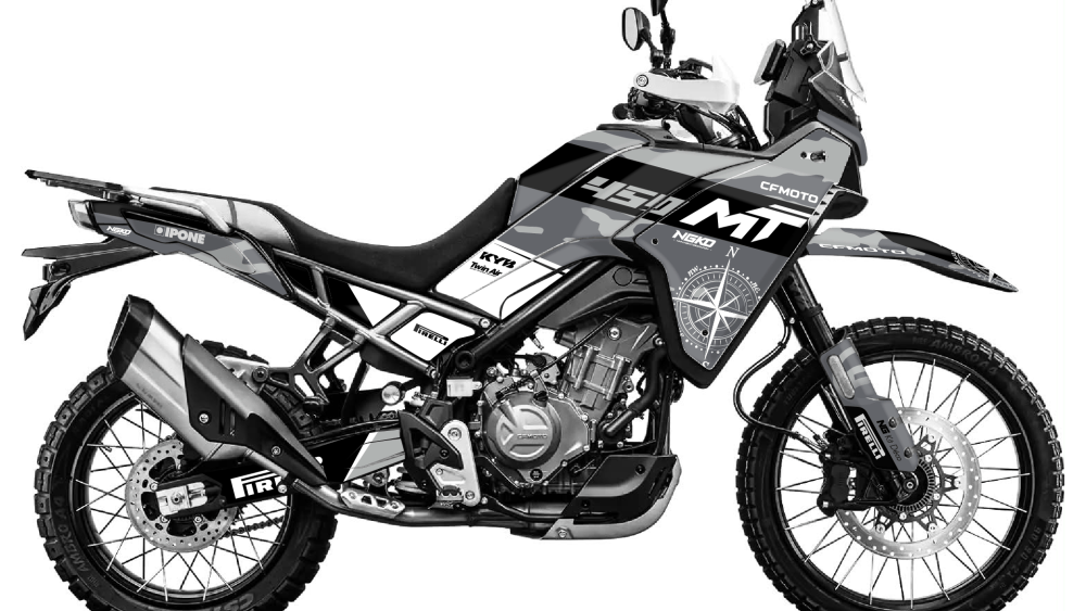 kit déco cf moto cfmoto 450 mt 450mt trail ng baroudeur decals stickers adventure graphics autocollant adhesifs visuel