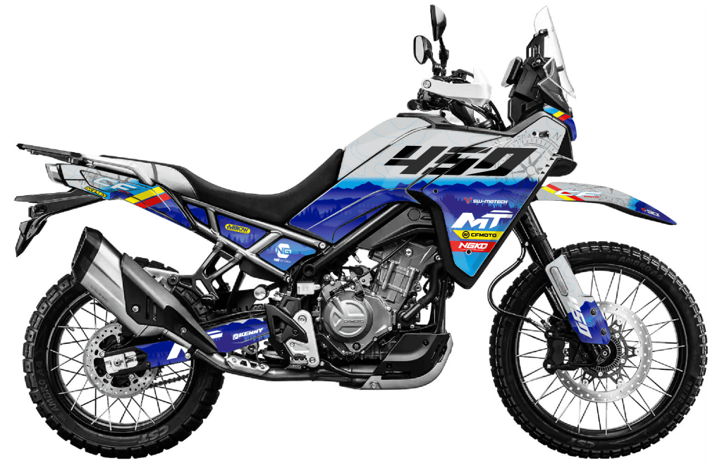kit déco cf moto cfmoto 450 mt 450mt trail ng lil séries decals stickers adventure graphics autocollant adhesifs visuel
