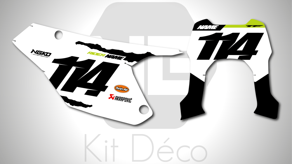 kit déco fond de plaques numéros triumph tfe 250 450 e 2025 2026 2027 2028 enduro ng mx bridge séries decals graphics stickers autocollant adhesifs