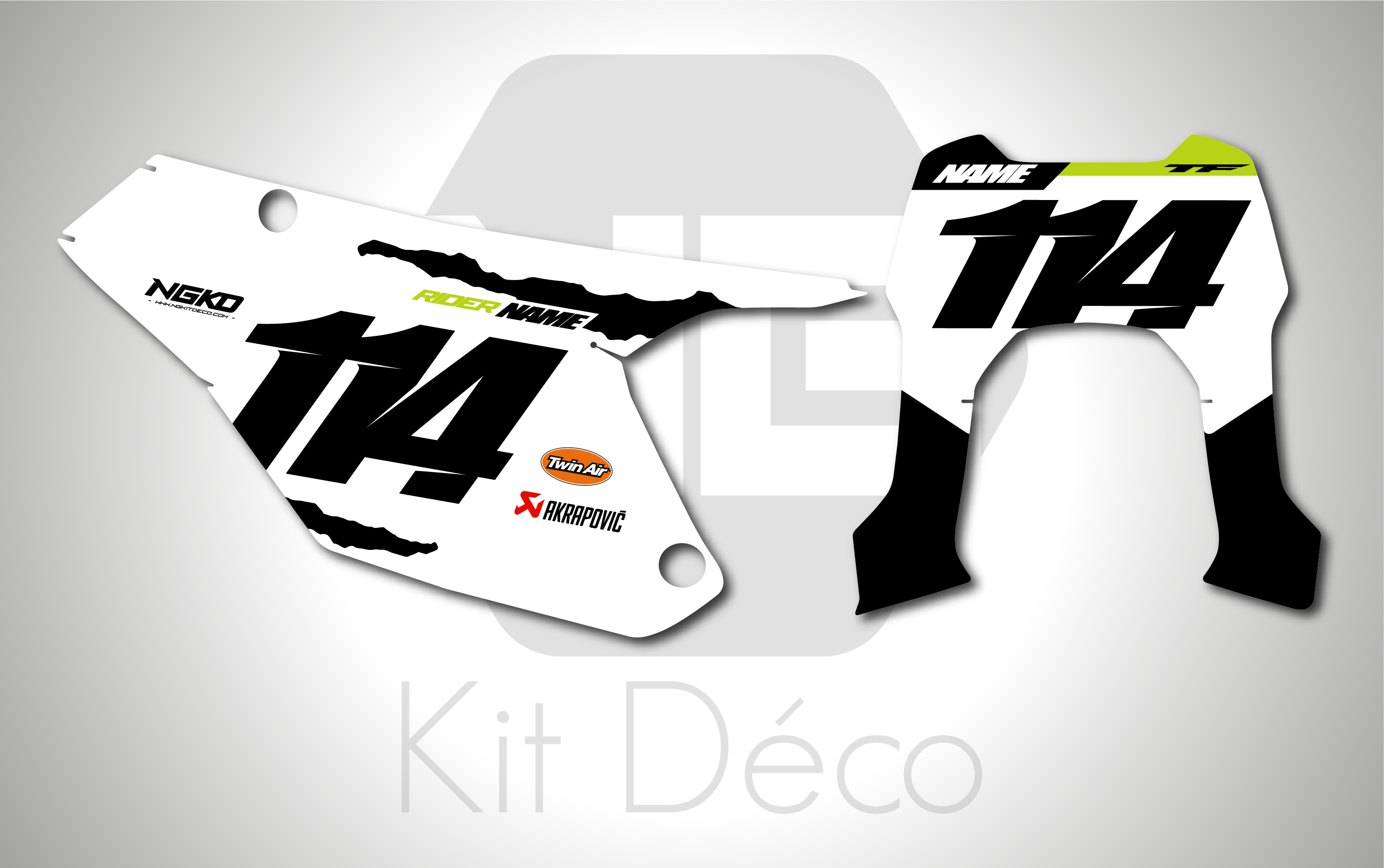 kit déco fond de plaques numéros triumph tfe 250 450 e 2025 2026 2027 2028 enduro ng mx bridge séries decals graphics stickers autocollant adhesifs