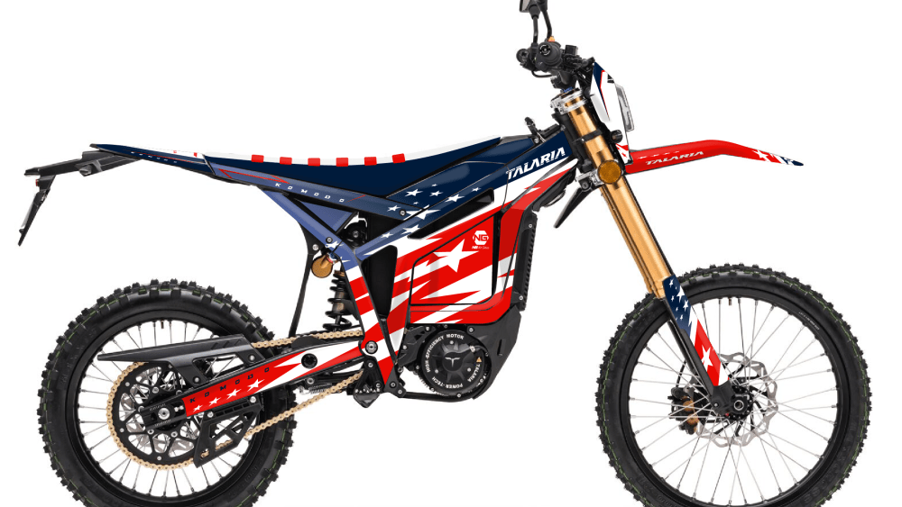 kit déco moto électrique talaria komodo off road america séries ng decals stickers graphics autocollant adhésifs visuel