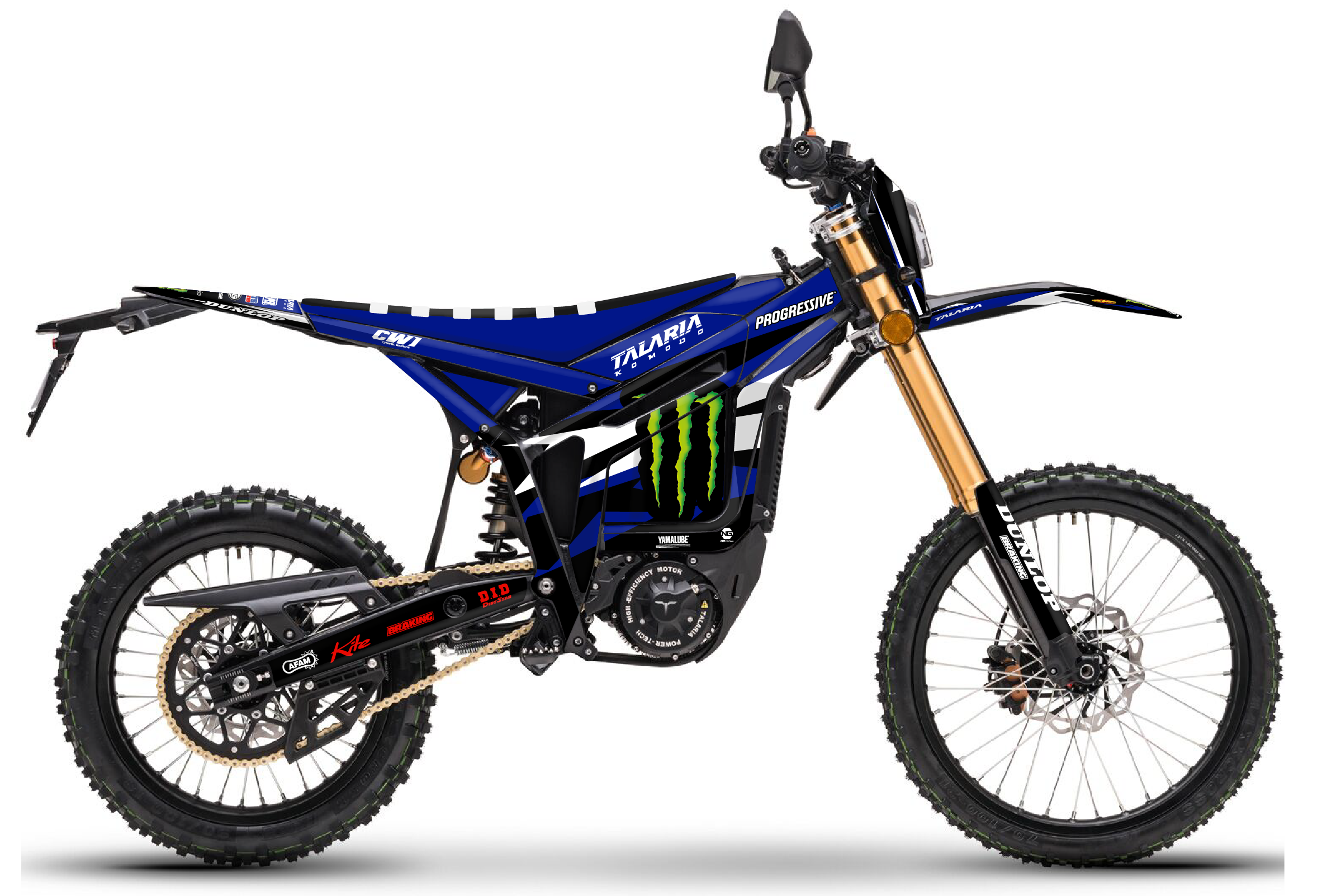 kit déco moto électrique talaria komodo off road yamaha replica star facto 2026 ng decals stickers graphics autocollant adhésifs visuel