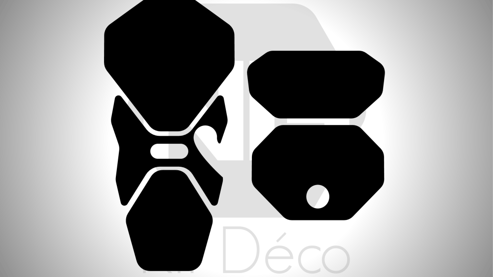 gabarit template rxr r pro M L XL vectoriel vector fichier pdf