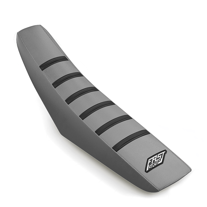 housse de selle fantic 125 250 300 350 450 xx xxf xe xef fast grip anti dérapante grise noire