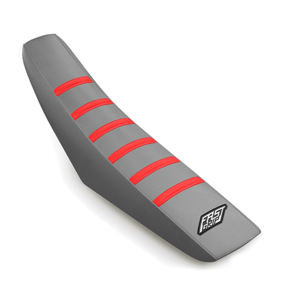 housse de selle fantic 125 250 300 350 450 xx xxf xe xef fast grip anti dérapante grise rouge
