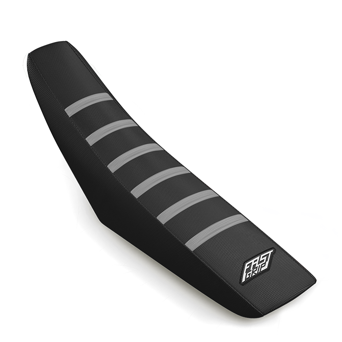housse de selle fantic 125 250 300 350 450 xx xxf xe xef fast grip anti dérapante noire grise