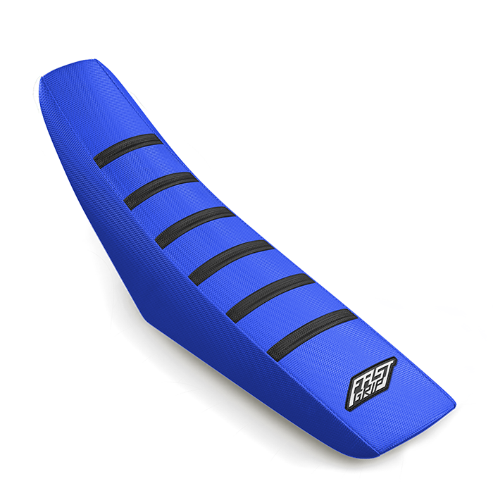 housse de selle gasgas 50 65 85 125 250 300 350 450 mc mcf ec ecf fast grip anti dérapante bleue noire