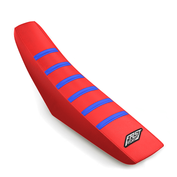 housse de selle gasgas 50 65 85 125 250 300 350 450 mc mcf ec ecf fast grip anti dérapante rouge bleue
