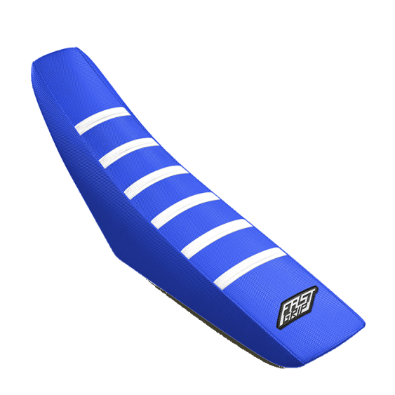 housse de selle husqvarna 50 65 85 125 250 300 350 450 501 tc fc te fe fast grip anti dérapante bleue blanche