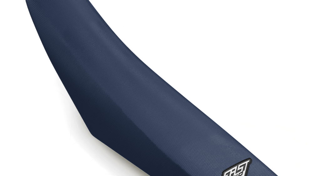 housse de selle husqvarna 50 65 85 125 250 300 350 450 501 tc fc te fe fast grip anti dérapante monobloc navy