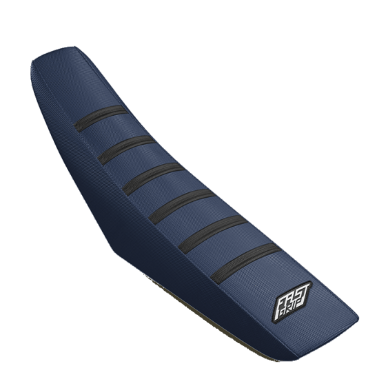 housse de selle husqvarna 50 65 85 125 250 300 350 450 501 tc fc te fe fast grip anti dérapante navy noire