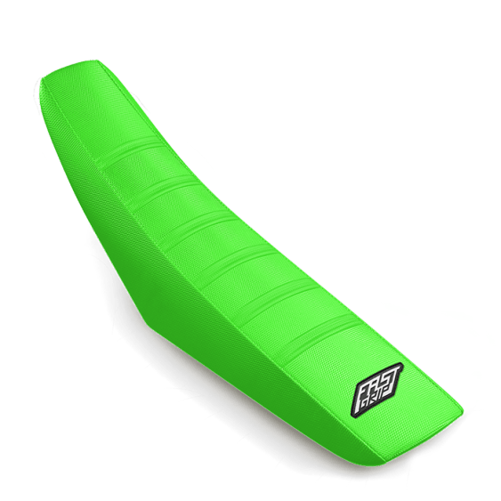 housse de selle kawasaki 65 85 110 125 250 327 450 kx kxf klx fast grip anti déranpante verte 2