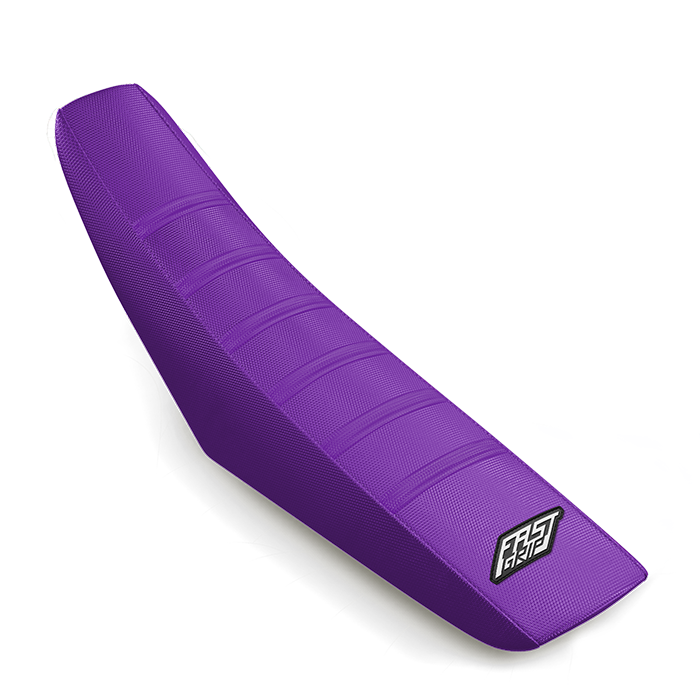 housse de selle kawasaki 65 85 110 125 250 327 450 kx kxf klx fast grip anti dérapante violette