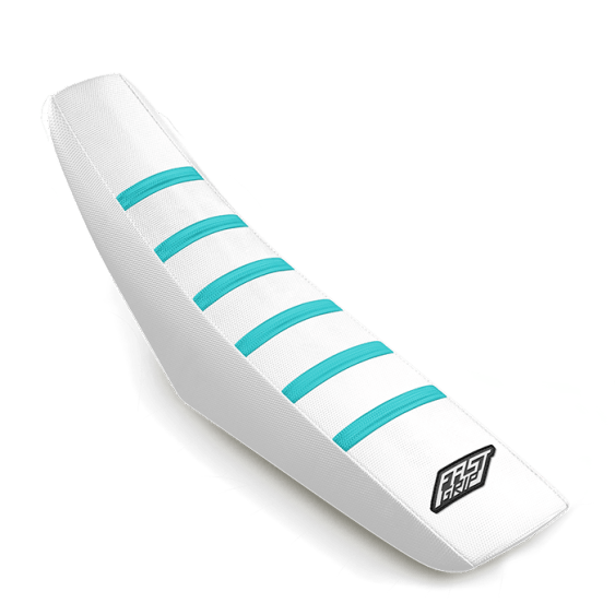 housse de selle kove 250 450 mx rally fast grip seat cover anti dérapante blanche mint
