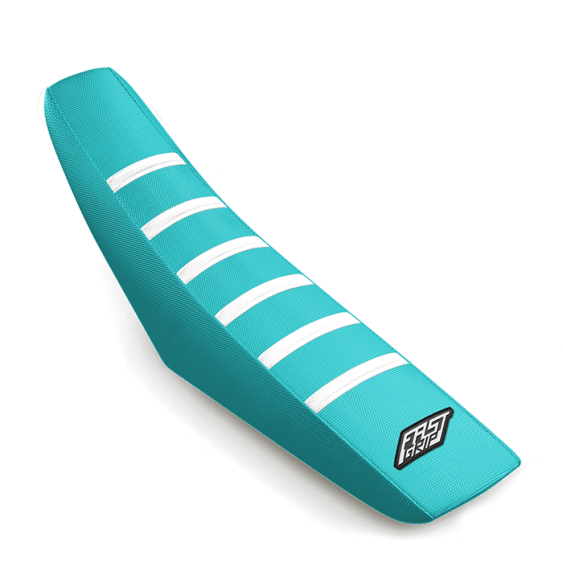 housse de selle kove 250 450 mx rally fast grip seat cover anti dérapante mint blanche