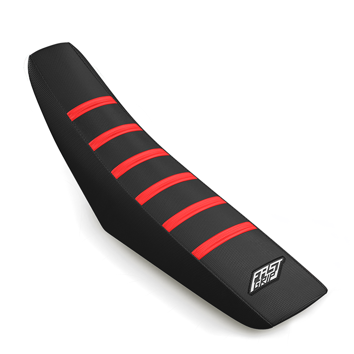 housse de selle kove 250 450 mx rally fast grip seat cover anti dérapante noire rouge