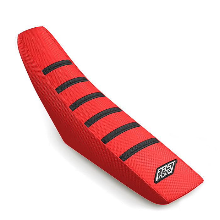 housse de selle kove 250 450 mx rally fast grip seat cover anti dérapante rouge noire