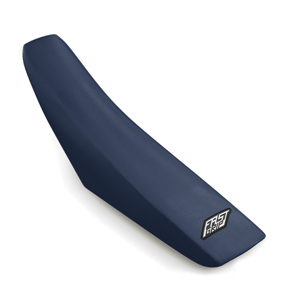 housse de selle ktm 50 65 85 125 250 300 350 450 500 sx sxf exc excf fast grip anti dérapante monobloc navy
