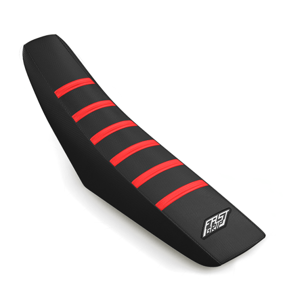 housse de selle suzuki 125 250 rm rmz fast grip anti dérapante noire rouge