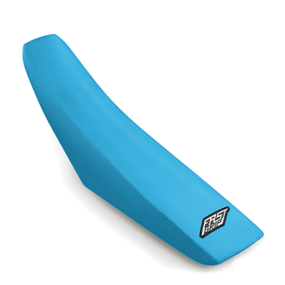 housse de selle tm racing 85 125 144 250 300 350 450 mx en fi fast grip anti dérapante monobloc bleue