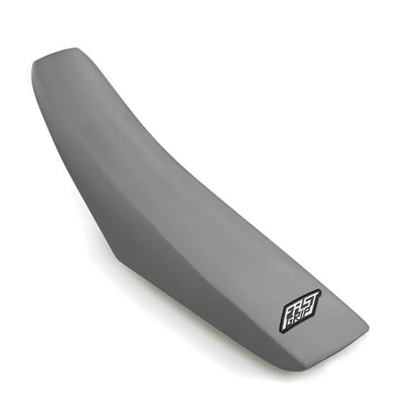 housse de selle tm racing 85 125 144 250 300 350 450 mx en fi fast grip anti dérapante monobloc grise