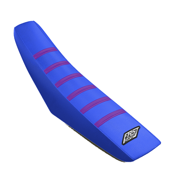 housse de selle yamaha 50 65 85 125 250 450 pw yz yzf wrf yze fast grip anti dérapante bleue violette