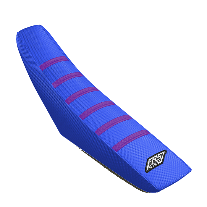 housse de selle yamaha 50 65 85 125 250 450 pw yz yzf wrf yze fast grip anti dérapante bleue violette