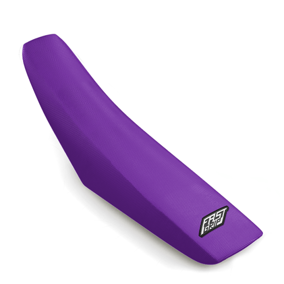 housse de selle yamaha 50 65 85 125 250 450 pw yz yzf wrf yze fast grip anti dérapante monobloc violette 2